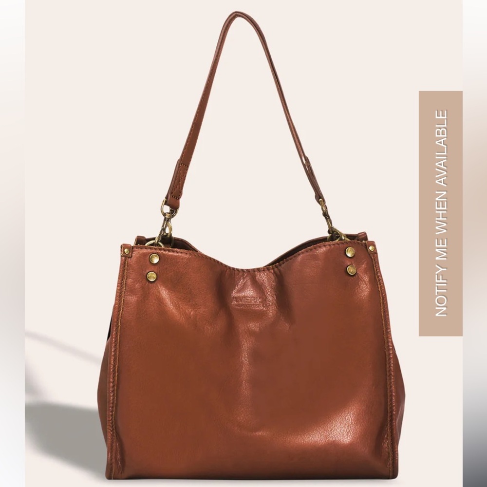 Aldo Brown Leather Shoulder Bag